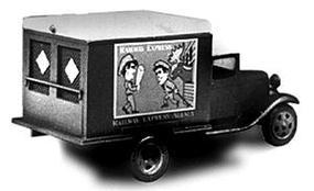 Wheel-Works 1934 Ford Railway Express Agency Panel Truck w/Decals Kit HO Scale Model Vehicle #96114 Wheel-Works 1934 Ford Railway Express Agency Panel Truck w/Decals Kit HO Scale Model Vehicle #96114