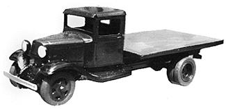 Wheel-Works 1934 Ford Flatbed Truck Kit HO Scale Model Vehicle #96127