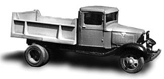 Wheel-Works 1934 Ford Dump Truck Kit HO Scale Model Vehicle #96129