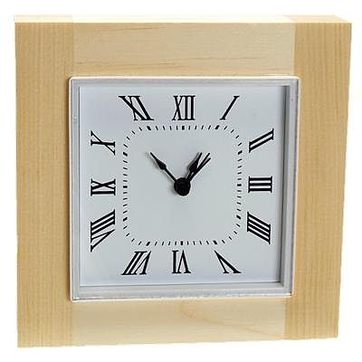 Walnut-Hollow Sutton Square Clock with Bezel Clock Making Accessory #27639