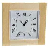 Walnut-Hollow Sutton Square Clock with Bezel Clock Making Accessory #27639 Walnut-Hollow Sutton Square Clock with Bezel Clock Making Accessory #27639