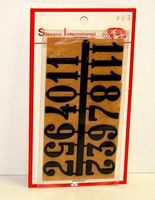 Walnut-Hollow 1'' Black Arabic Numerals Clock Making Accessory #3 Walnut-Hollow 1'' Black Arabic Numerals Clock Making Accessory #3