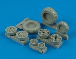 Wheeliant F16C/CJ Goodyear Weighted Wheels for TAM Plastic Model Aircraft Accessory 1/32 #132002 Wheeliant F16C/CJ Goodyear Weighted Wheels for TAM Plastic Model Aircraft Accessory 1/32 #132002