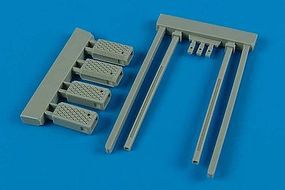 Wheeliant Navy Late Wheel Chocks NWC 4/5 w/Fixed Bar Plastic Model Aircraft Accessory 1/32 #132011 Wheeliant Navy Late Wheel Chocks NWC 4/5 w/Fixed Bar Plastic Model Aircraft Accessory 1/32 #132011