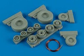 Wheeliant F14A Weighted Wheels for HSG Plastic Model Aircraft Accessory 1/48 Scale #148001 Wheeliant F14A Weighted Wheels for HSG Plastic Model Aircraft Accessory 1/48 Scale #148001