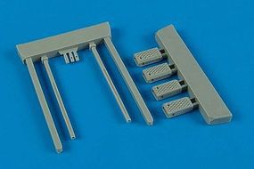 Wheeliant Navy Late Wheel Chocks NWC 4/5 w/Fixed Bar Plastic Model Aircraft Accessory 1/48 #148004 Wheeliant Navy Late Wheel Chocks NWC 4/5 w/Fixed Bar Plastic Model Aircraft Accessory 1/48 #148004