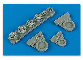 Wheeliant F16C (Block 40/50/60 ) Weighted Wheels Plastic Model Aircraft Accessory 1/48 #148009 Wheeliant F16C (Block 40/50/60 ) Weighted Wheels Plastic Model Aircraft Accessory 1/48 #148009