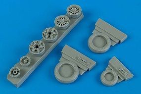 Wheeliant F16C/CJ Fighting Falcon Weighted Wheels Plastic Model Aircraft Accessory 1/48 #148010 Wheeliant F16C/CJ Fighting Falcon Weighted Wheels Plastic Model Aircraft Accessory 1/48 #148010