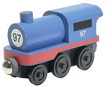 Whittle Wooden Toy Train- 2-4-0 Steam Engine Blue