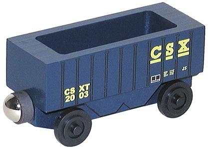 Whittle Toy Company Wooden Toy Train- Hopper -- CSX