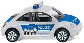 Wiking Emergency Volkswagen Beetle 1990s/2000s Police HO Scale Model Railroad Vehicle #10444