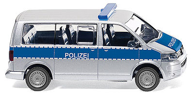Wiking VW T5 GP Van Police HO Scale Model Railroad Vehicle #10448