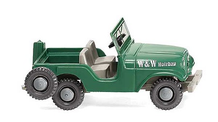 Wiking Jeep W&W Holzbau