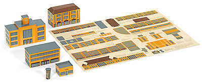 Wiking Building Cut-Out Sheet - HO-Scale