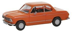 Wiking BMW 2002 Assembled Orange HO Scale Model Railroad Vehicle #18301 Wiking BMW 2002 Assembled Orange HO Scale Model Railroad Vehicle #18301