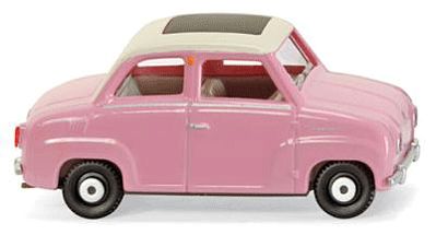 Wiking Automobile Glas Goggomobil w/Folding Roof Assembled HO Scale Model Railroad Vehicle #18499