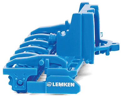 Wiking Lemken Zirkon 12 Power Harrow Assembled Blue HO Scale Model Railroad Vehicle #37810