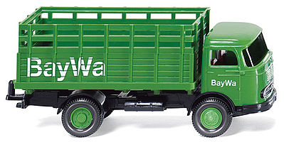 Wiking Truck w/Lattice BayWa - HO-Scale