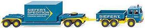 Wiking MAN 19.230 Heavy-Duty Truck w/Drop-Deck Trailer & Load HO Scale Model Railroad Vehicle #50402