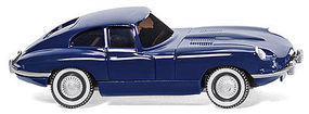 Wiking Jaguar E-Type Dark Blue HO Scale Model Railroad Vehicle #80302 Wiking Jaguar E-Type Dark Blue HO Scale Model Railroad Vehicle #80302