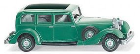 Wiking Horch 850 Sedan Patina Green HO Scale Model Railroad Vehicle #82504 Wiking Horch 850 Sedan Patina Green HO Scale Model Railroad Vehicle #82504