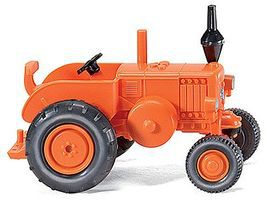Wiking Pampa Tractor red/orange HO-Scale