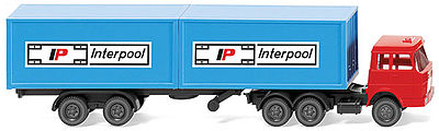 Wiking Container T/T Interpool N Scale Model Railroad Vehicle #95002