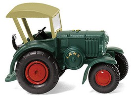 Wiking 1936 Lanz Bulldog Farm Tractor Assembled Yelow, Red N-Scale Wiking 1936 Lanz Bulldog Farm Tractor Assembled Yelow, Red N-Scale