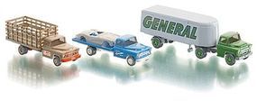 Wiking Classic Chevrolet 3-Truck Set HO Scale Model Railroad Vehicle #99070