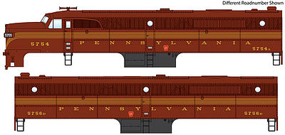 WalthersMainline Alco PA PB Set DC Pennsylvania #5754A & #5756B HO Scale Model Train Diesel Locomotive #10067