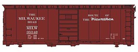 WalthersMainline 40' PS-1 Boxcar Ready to Run Milwaukee Road 35055 WalthersMainline 40' PS-1 Boxcar Ready to Run Milwaukee Road 35055