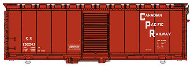 WalthersMainline 40 AAR 1944 Boxcar Canadian Pacific #252243 HO Scale Model Train Freight Car #1656