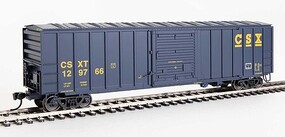 WalthersMainline 50' ACF Exterior Post Boxcar CSXT #129766 HO Scale Model Train Freight Car #1856