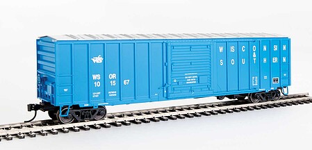 WalthersMainline 50 ACF Exterior Post Boxcar - Wisconsin & Southern #101567 HO Scale Model Train Freight #1868