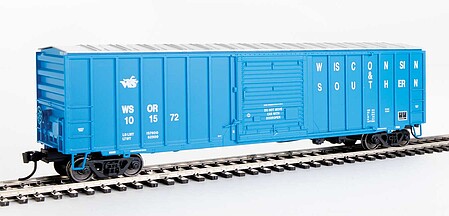 WalthersMainline 50 ACF Exterior Post Boxcar - Wisconsin & Southern #101572 HO Scale Model Train Freight #1871