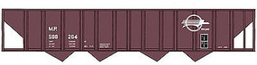WalthersMainline 50' 100-Ton 4-Bay Hopper R2R Missouri Pacific HO Scale Model Train Freight Car #1959 WalthersMainline 50' 100-Ton 4-Bay Hopper R2R Missouri Pacific HO Scale Model Train Freight Car #1959
