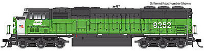WalthersMainline EMD SD60M - SoundTraxx(R) Sound & DCC Burlington Northern #9265 (green, black, white, US flag)