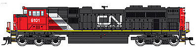 WalthersMainline EMD SD70ACe DCC Canadian National #8101 HO Scale Model Train Diesel Locomotive #19816