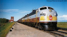 WalthersMainline EMD F7 A-B Set w/SoundTraxx(R) Sound & DCC Canadian Pacific #1 (maroon, gray, yellow) WalthersMainline EMD F7 A-B Set w/SoundTraxx(R) Sound & DCC Canadian Pacific #1 (maroon, gray, yellow)