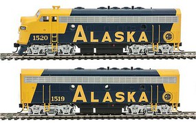 WalthersMainline EMD F7 A-B Set ESU Sound & DCC Alaska Railroad 1520 1519 WalthersMainline EMD F7 A-B Set ESU Sound & DCC Alaska Railroad 1520 1519