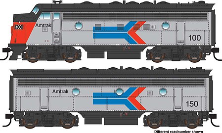 WalthersMainline EMD F7 A-B Set ESU Sound and DCC - Amtrak #103, #151 HO Scale Model Train Diesel Loco #19957
