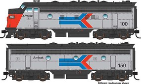 WalthersMainline EMD F7 A-B Set ESU Sound and DCC Amtrak #103, #151 HO Scale Model Train Diesel Loco #19957