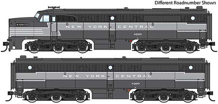 WalthersMainline Alco PA - ESU Sound & DCC New York Central 4201 (Lightning Stripe, 2-Tone Gray)