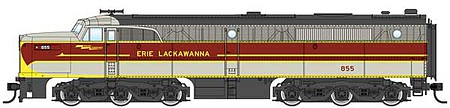 WalthersMainline Alco PA - ESU Sound & DCC Erie Lackawanna #855 (gray, red, silver, yellow)