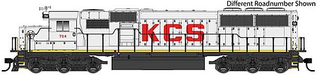 WalthersMainline EMD SD50 - ESU(R) Sound and DCC Kansas City Southern #711 (white, red)
