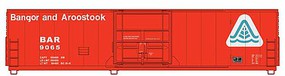 WalthersMainline 50' Insulated Boxcar Ready to Run Bangor & Aroostook #9065 WalthersMainline 50' Insulated Boxcar Ready to Run Bangor & Aroostook #9065