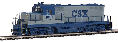 WalthersMainline EMD GP9 Phase II with Chopped Nose - ESU(R) Sound and DCC CSX #1819 (gray, blue)
