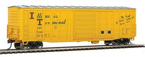 WalthersMainline 50' Waffle-Side Boxcar Ready To Run Illinois Terminal 7445 (Youngstown doors, yellow, green, black, script name) WalthersMainline 50' Waffle-Side Boxcar Ready To Run Illinois Terminal 7445 (Youngstown doors, yellow, green, black, script name)