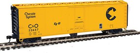 WalthersMainline PC&F 50' Insulated Boxcar Ready to Run Chesapeake & Ohio 22657 WalthersMainline PC&F 50' Insulated Boxcar Ready to Run Chesapeake & Ohio 22657