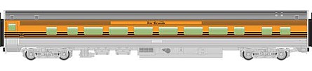 WalthersMainline 85 Budd Large-Window Coach Denver & Rio Grande Western(TM) HO Scale Model Train Passen #30017